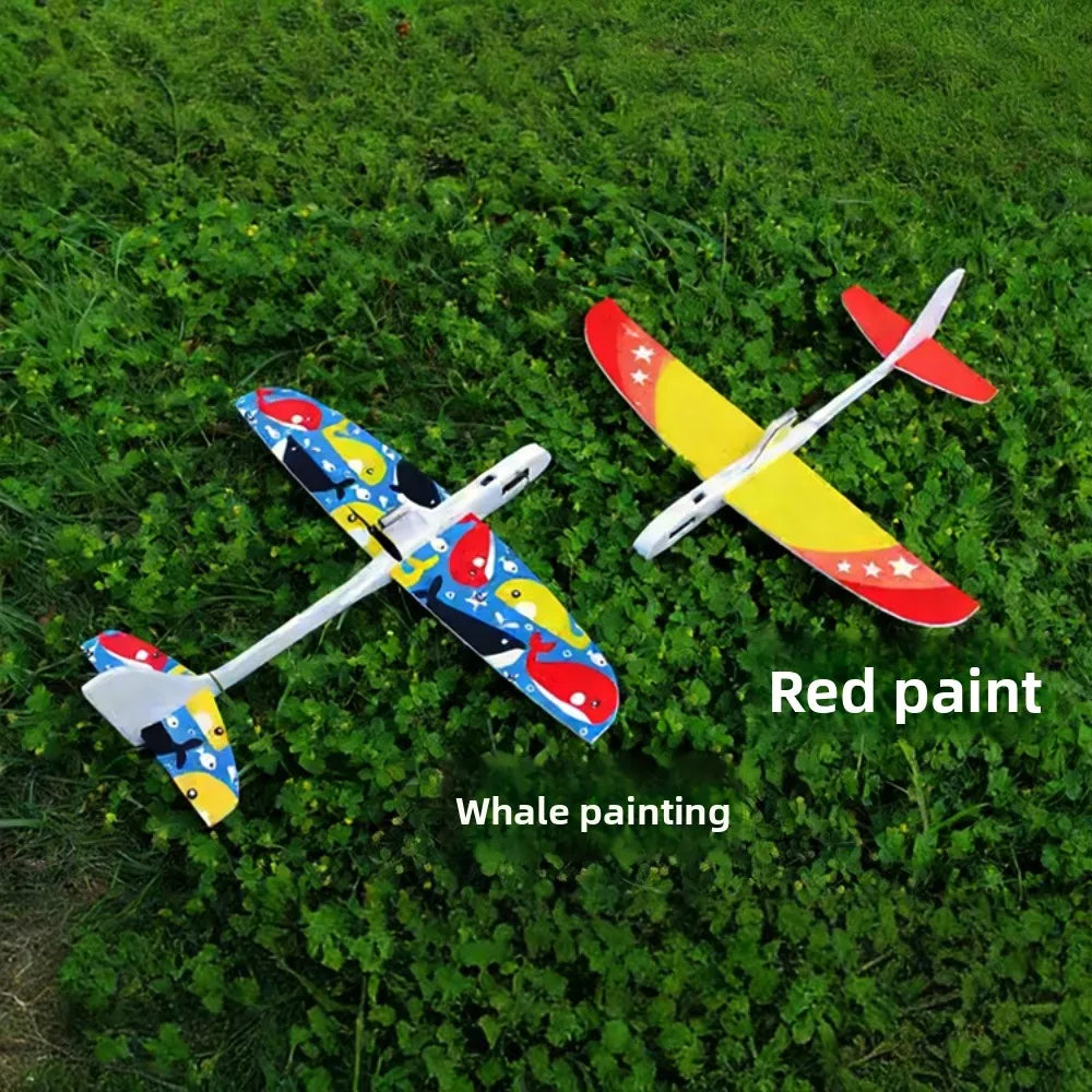 PP Foam Double Wing Airplane Ligthweight School Science Textbook Tool Glider Hand Throw Plane EPP Bubble Plane For Outdoor