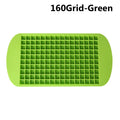 160 Grid Mini Silicone Ice Tray Ice Cubes Foldable Ice Mold Ice Breaker Ice Grid Tray Small Square Mold Ice Maker Silicone Mold