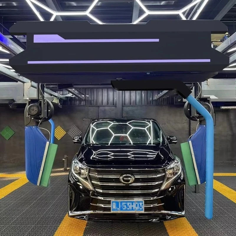 Fully Automatic Touchless Car Wash Machine With High Power Blower, Customized Industrial Washing Equipment