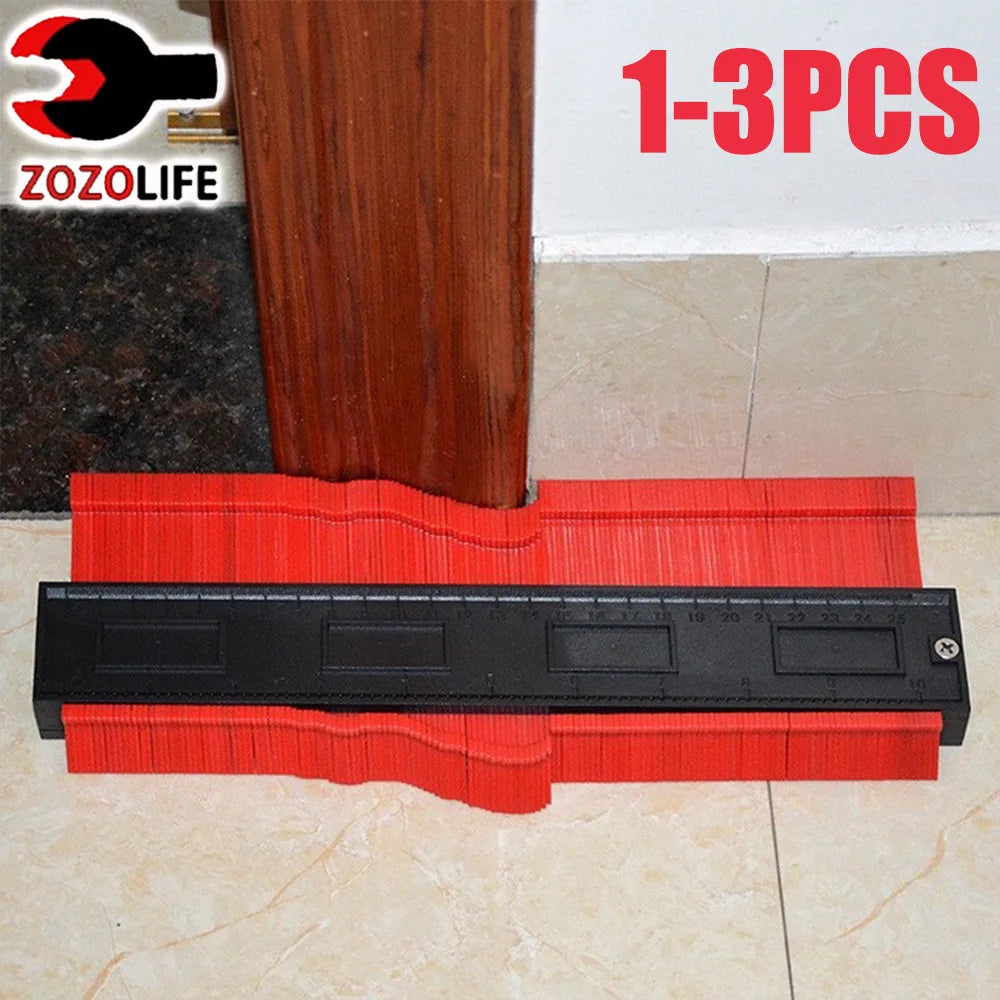 1-3PCS Shape Contour Gauge Duplicator Profile Contour Gauge line ceramic Tiling Tile Carpet Marking Cutting Template Tool