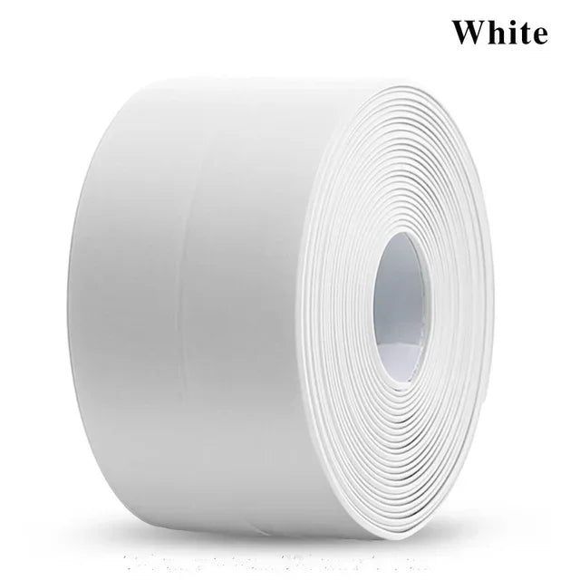 Waterproof Sealing Tape PVC Self Adhesive Bathroom Bath Wall Glue Sticker Kitchen Sink Caulk Mold Proof Seal Covering Tape Strip