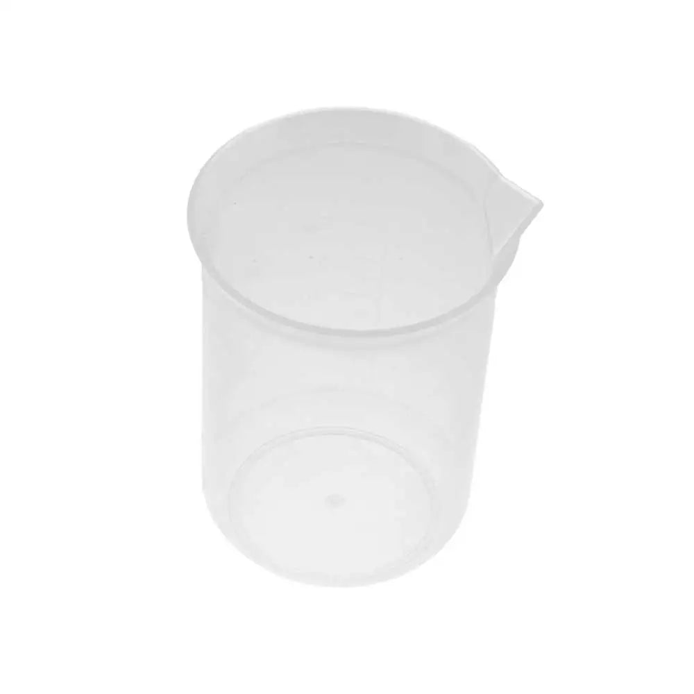 Portable Reusable Thickened Plastic Transparent for Kitchen Laboratory Test Mixing Cups Measuring Cup Graduated Cylinder Beaker