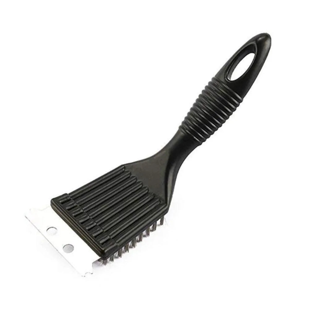 8-Inch Heavy-Duty Stainless Steel Grill Brush - Extra Strong Wire Cleaning Brush for Outdoor & Home Cooking Tools