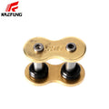 Compatible 428 520 525 530 Chain Link Gold Chains Rivet Connecting Link Motorcycle Sprockets Replacement Parts Accessorry With