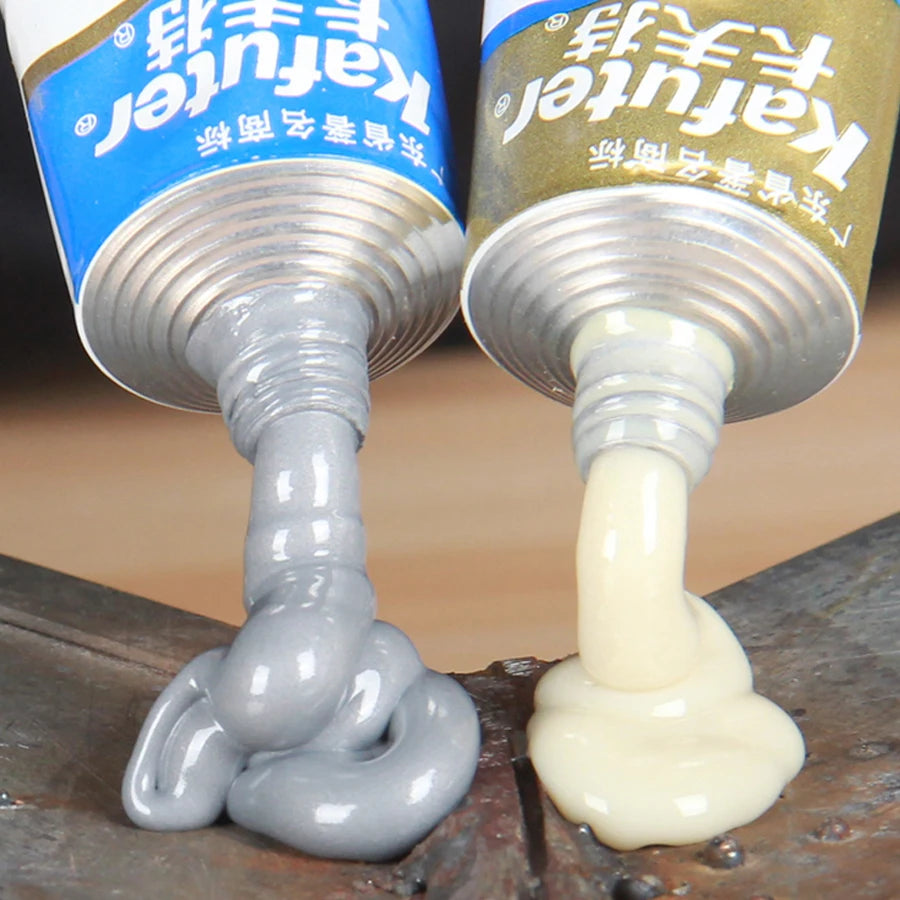 Kafuter 100g AB Metal Repairing Glue Waterproof Strong Adhesive For Iron Steel Auto Radiator Water Tank Special leakage Repair