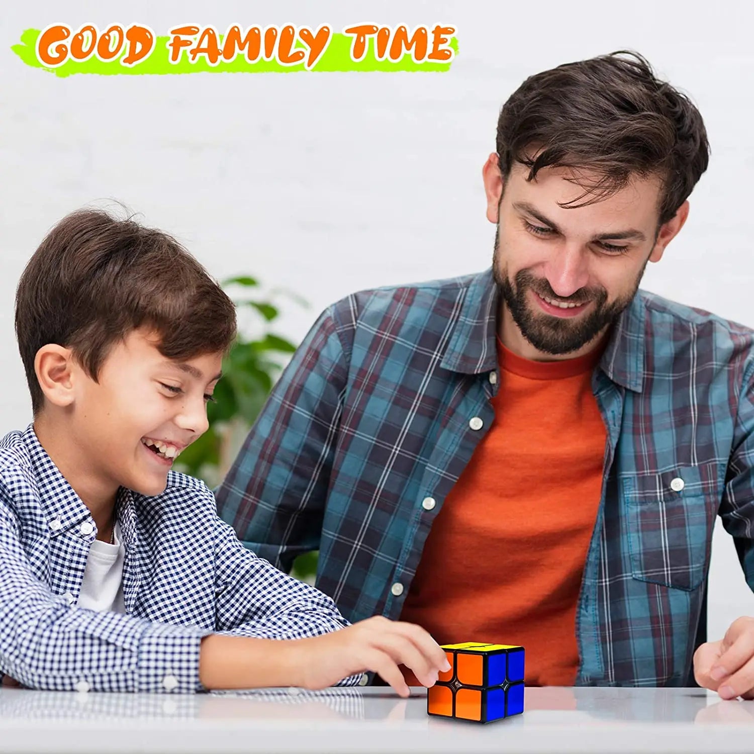 Magic Cube 2x2x2 Magic Speed Cube 2x2 Cube Smooth 3D Puzzle Toy Mini Pocket Twist Toy Educational Toys for Boys Girls Kids Adult