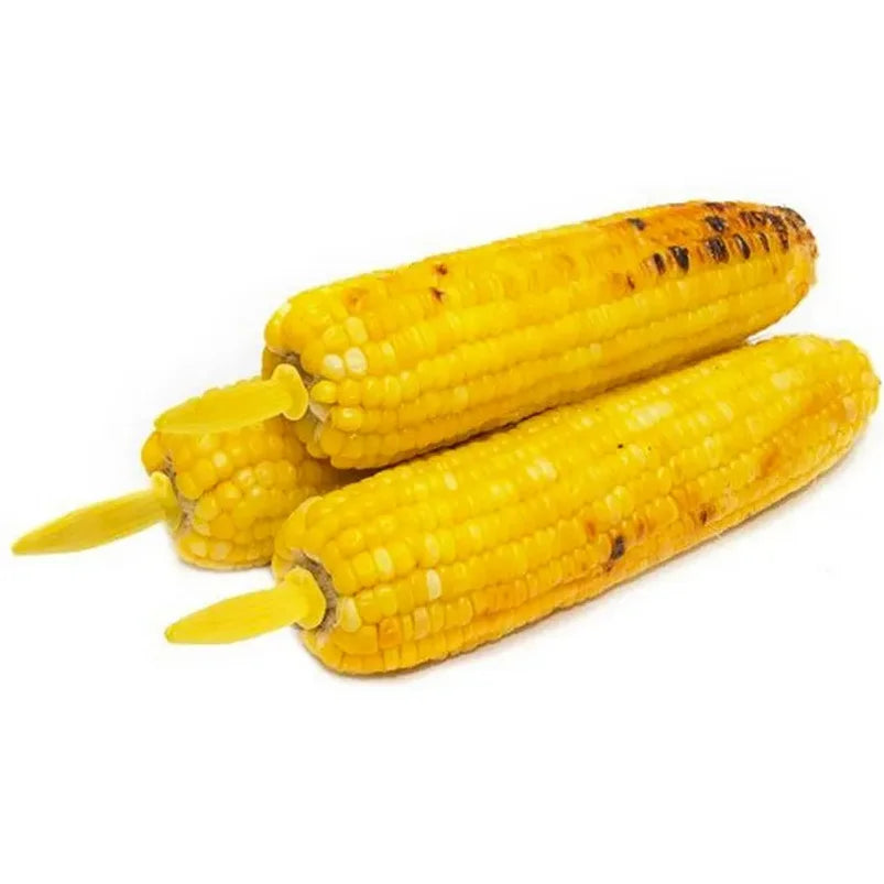 1/10pcs Fork Corn Skewer Stainless Steel Corn Holders Corn On The Cob Skewers Fruit Forks Outdoor Camping Cooking Barbecue Tool
