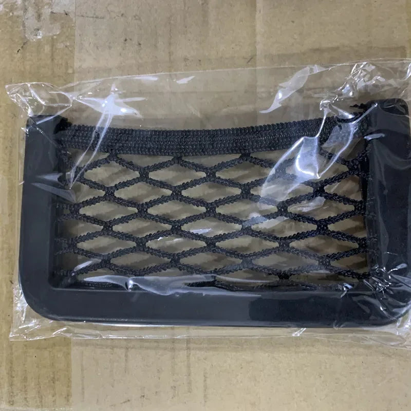 2-Piece RV Storage Mesh Pocket Car Adhesive Mesh Pocket Car Bracket 3.15 Inch * 15 8cm * 7.87 Inch Universal