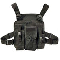 Outdoor multi-pocket tactical sports bag, crossbody storage tool bag, trendy brand layered men's chest bag