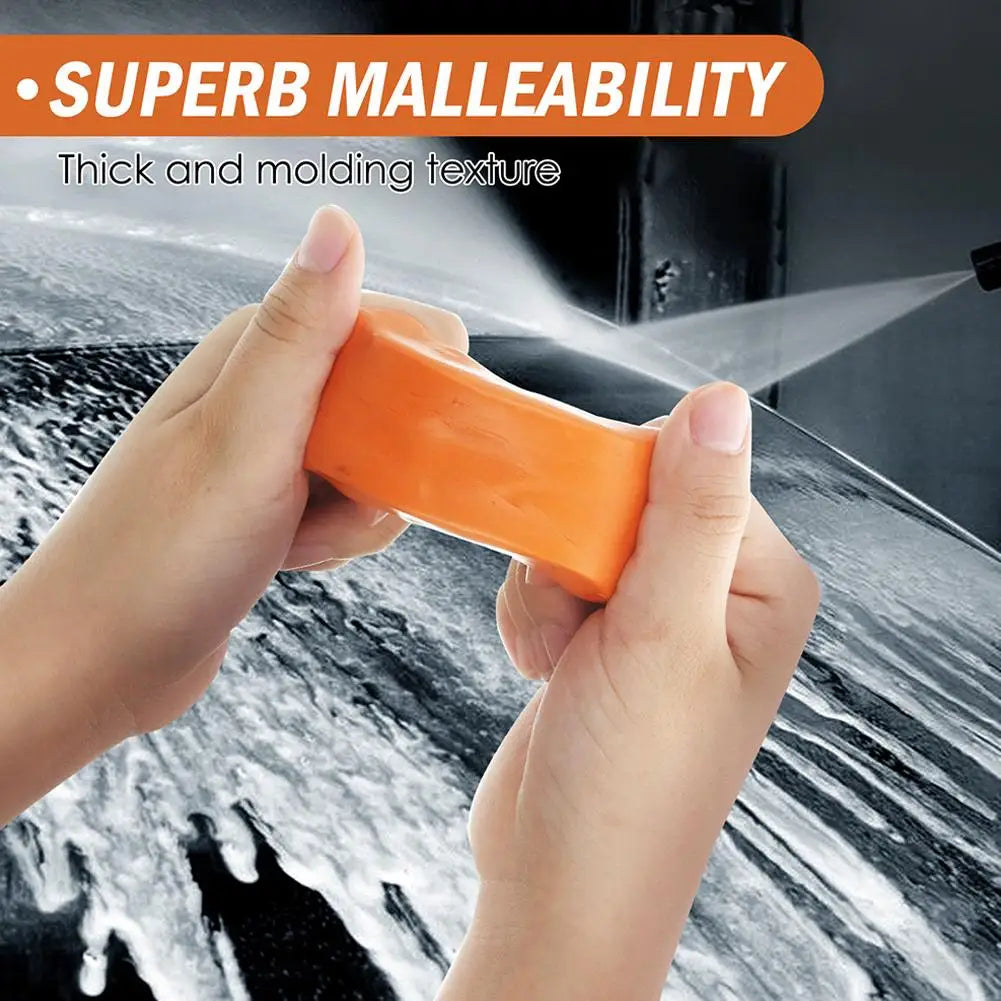 Residue Free Car Wash Clay Mud Magic Decontamination Bar Ideal Pre Wax Polish Treatment To Clean Stubborn Grime On Car Paint