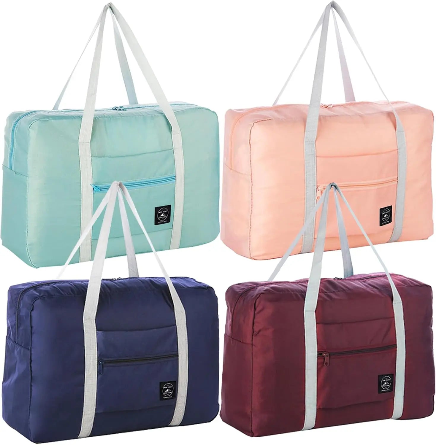 Travel Bag for Women Men Foldable Duffel Bag Carry on Luggage Tote  Sports Gym Bag Nylon Weekender Overnight Bag Hospital Bags