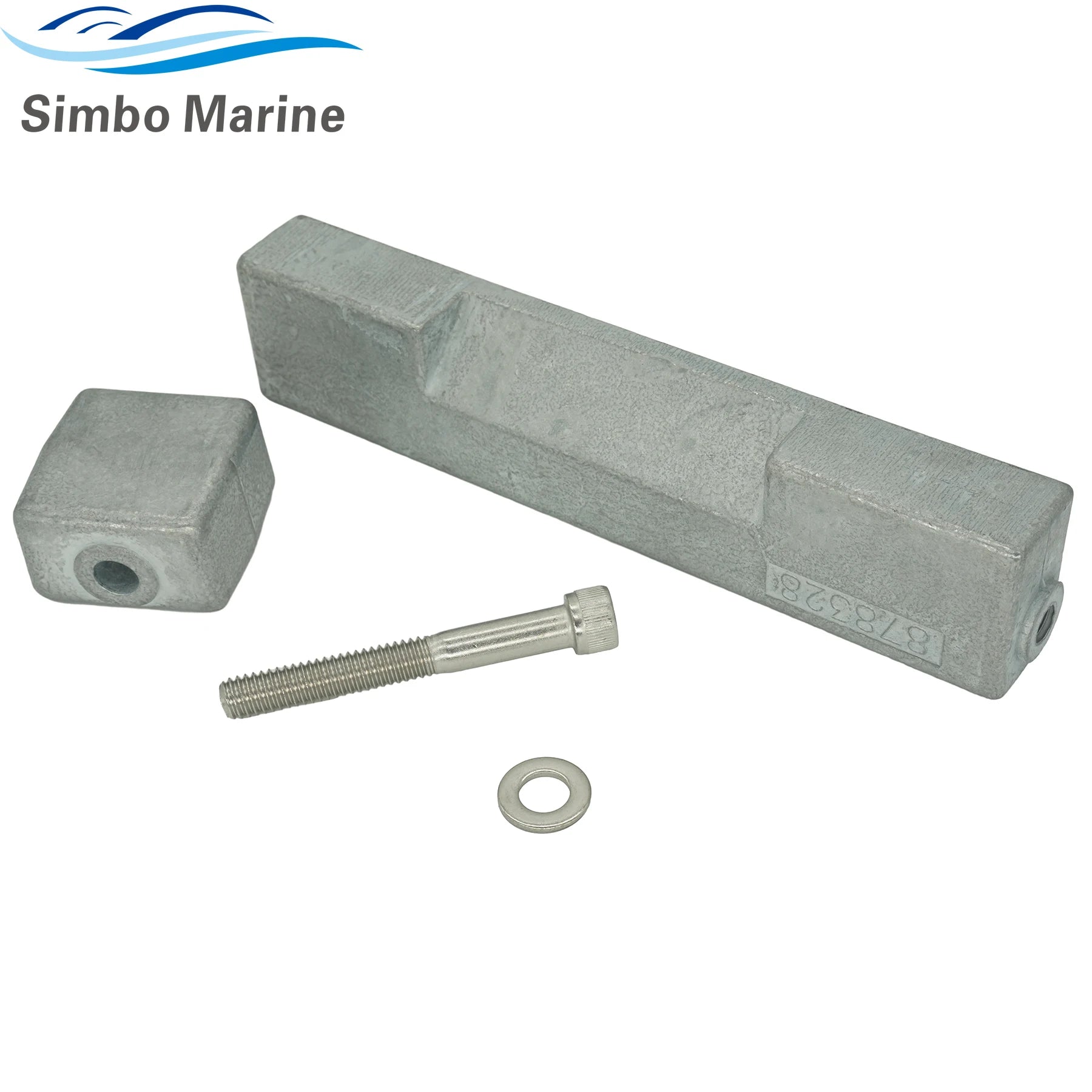 5007089 393023 Lower Unit Anode Kit for Johnson Evinrude OMC BRP 90-225 HP 1991 To Later Outboard Engine Models 433580 436745