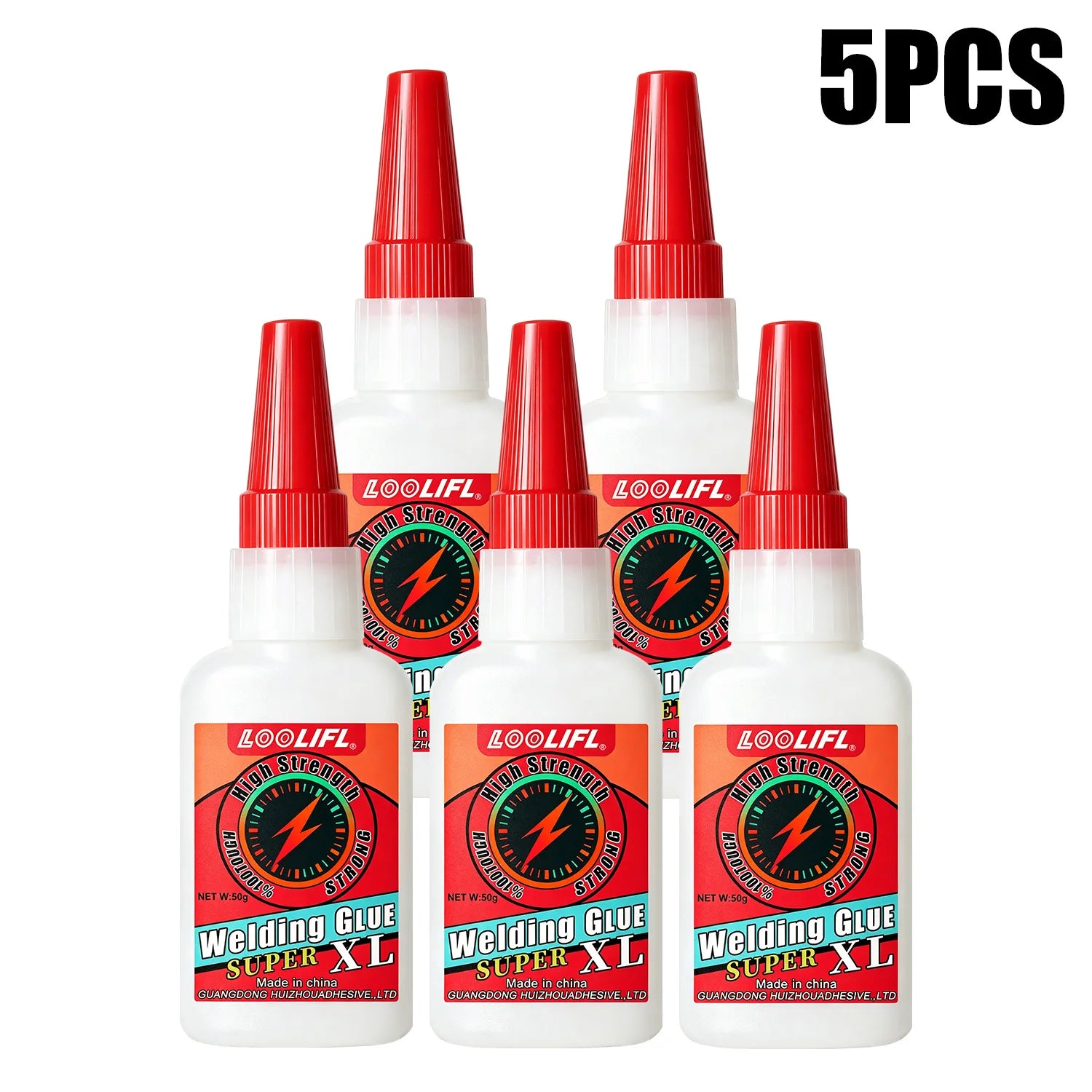 LOOLIFL 50g Oily Welding Super Glue Flexible Waterproof DIY Handcraft Adhesive for Leather Plastic Shoe Model Handmade Repair