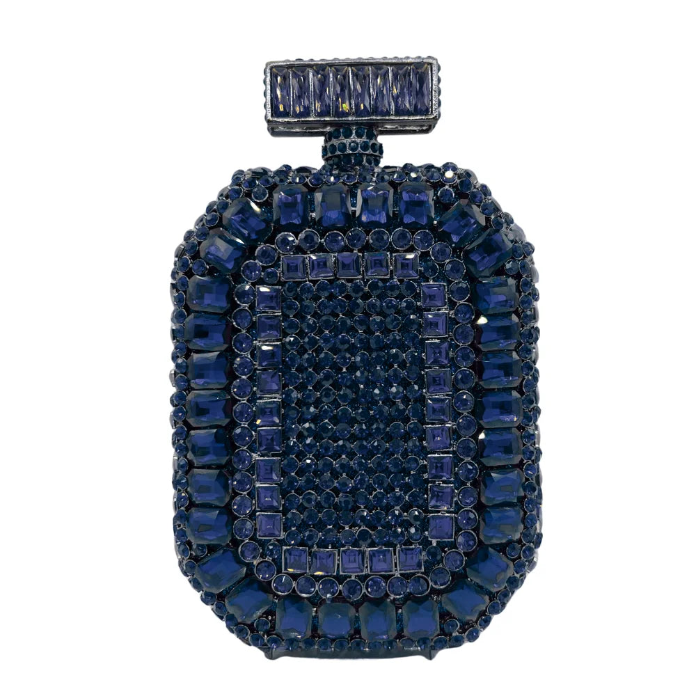 High Quality Luxury New Design Perfume Bottle Diamond Bag, Wedding Party Handbag, Evening Bag, Crystal Clutch