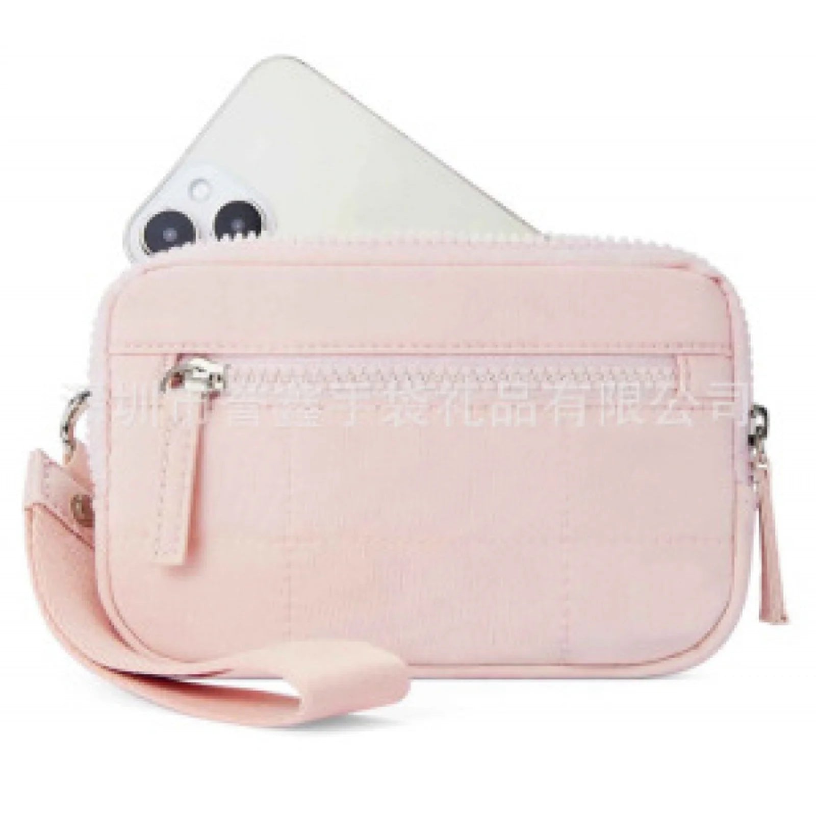 Fashion Quilted Crossbody Bag Travel Zipper Shoulder Bag Casual Multi Pocket Clutch Bag Stylish Lightweight Portable Women