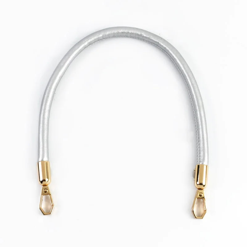 2Pcs 30/40/60/115cm Pu Leather Bag Handles Metal Hook Buckles Handbag Purse Replacement Shoulder Straps DIY Bags Accessories