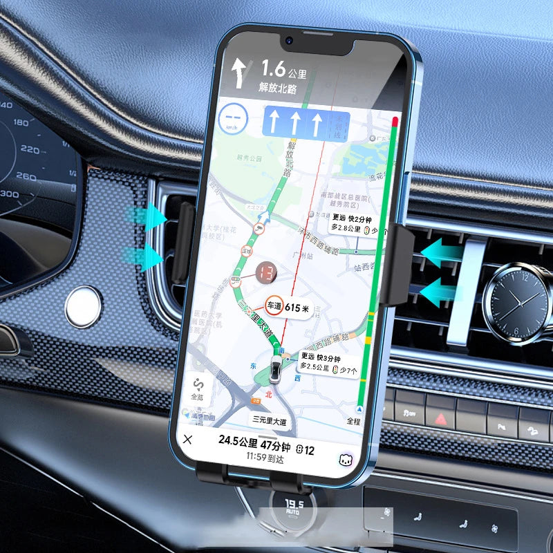 Phone Holder Mount for Car Air Vent Hands-Free Universal Cell Phone Mounts 360° Rotation for iPhone Samsung