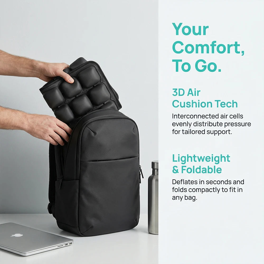 49 Cell Air Seat Cushion for Office & Home & Outside Etc / The Product Comes with a Transparent, Matte-Finish Bag.