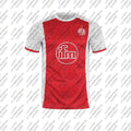 2025-26 Mens Kids Male Boys Breathable Football Jersey Top Adult Home Quick-drying Soccer Sports Away R-Rot-Weiss Gift E-Essen