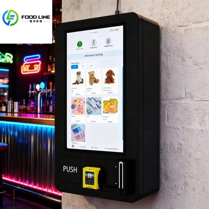 Customized Vending Machine for Snack Drink Cigarette Vapesatm Automatic with ID Card Reader Function and CE Certificate