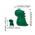 Cute Dinosaur Toothbrush Holder Portable Silicone Travel Case Cover Protector for Bathroom Cruise Home Sink Restroom Accessories
