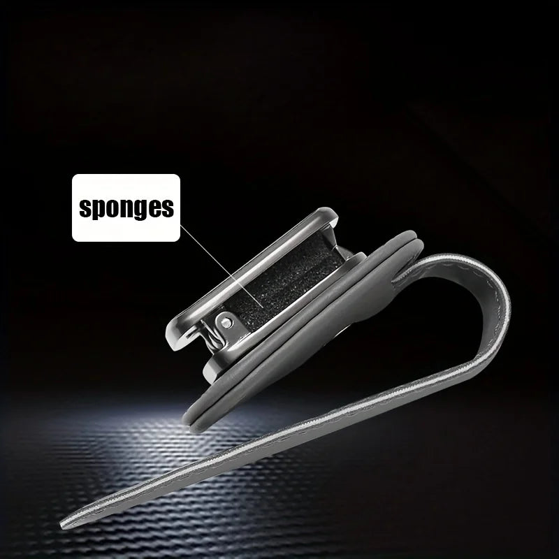 High-Quality Option Sturdy Sun Visor Clip Glasses Holder for Car Sun Visors, Glasses Hook Clip, Car Interior Sun Visor Additions