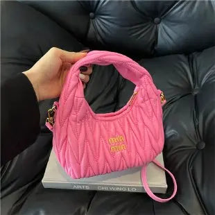 High-End Luxury Diaper Bag Women Simple Vintage Handbag Top Layer Leather Crossbody Shoulder Purse Tote Messenger Shopper