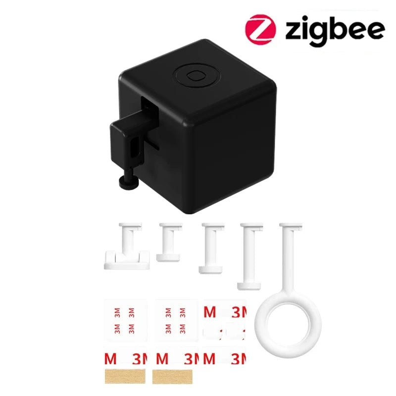 Tuya Zigbee Smart Touch Fingerbot Plus Type-C Rechargeable Robot Button Pusher Arm Switch Works With Alexa Google Home Alice
