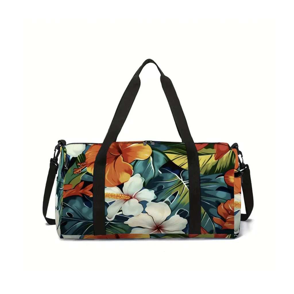 Cartoon Flower Pattern Large Capacity Luggage Bag  For Boy And Girls Best Gifts 2D Cartoon Travel Duffels Hand Bag For Children