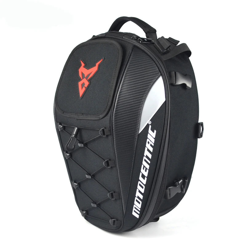 MOTOCENTRIC Waterproof Motorcycle Tail Bag Multifunction Rear Seat Bag High Capacity Motorcycle Bag Rider Drop Leg Side Bag