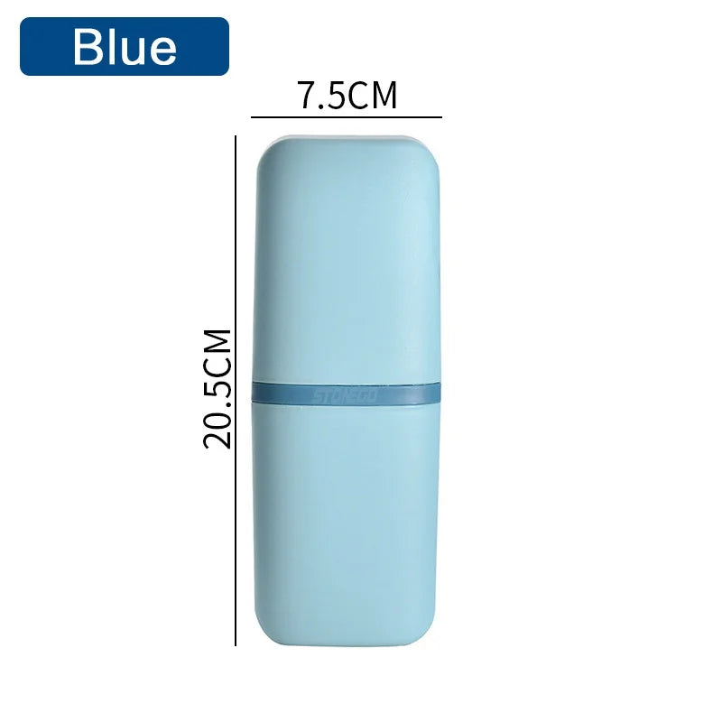 Travel Portable Toothbrush Toothpaste Holder Storage Case Box Organizer Household Storage Cup Outdoor Holder Bathroom Accessorie