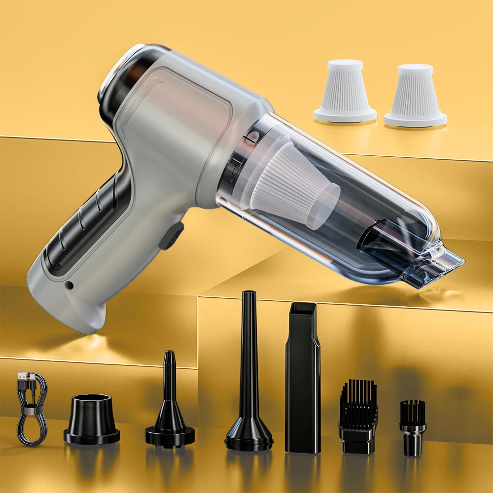 SZUK Car Vacuum CIeaner 15000Pa Wireless Handheld Cleaning Machine Powerful Portable Blower Mini Vacuum Cleaner for Car Home