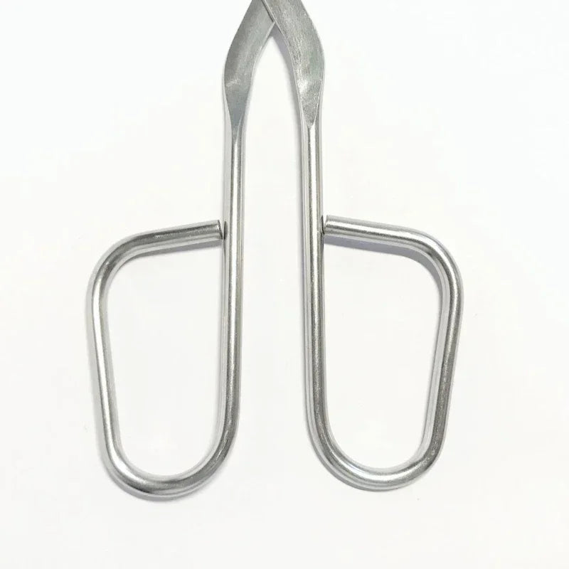 Heat Resistant Hollow-Out Barbecue Clip, Food Tongs, BBQ Accessories, Stainless Steel Material for Kitchen BBQ