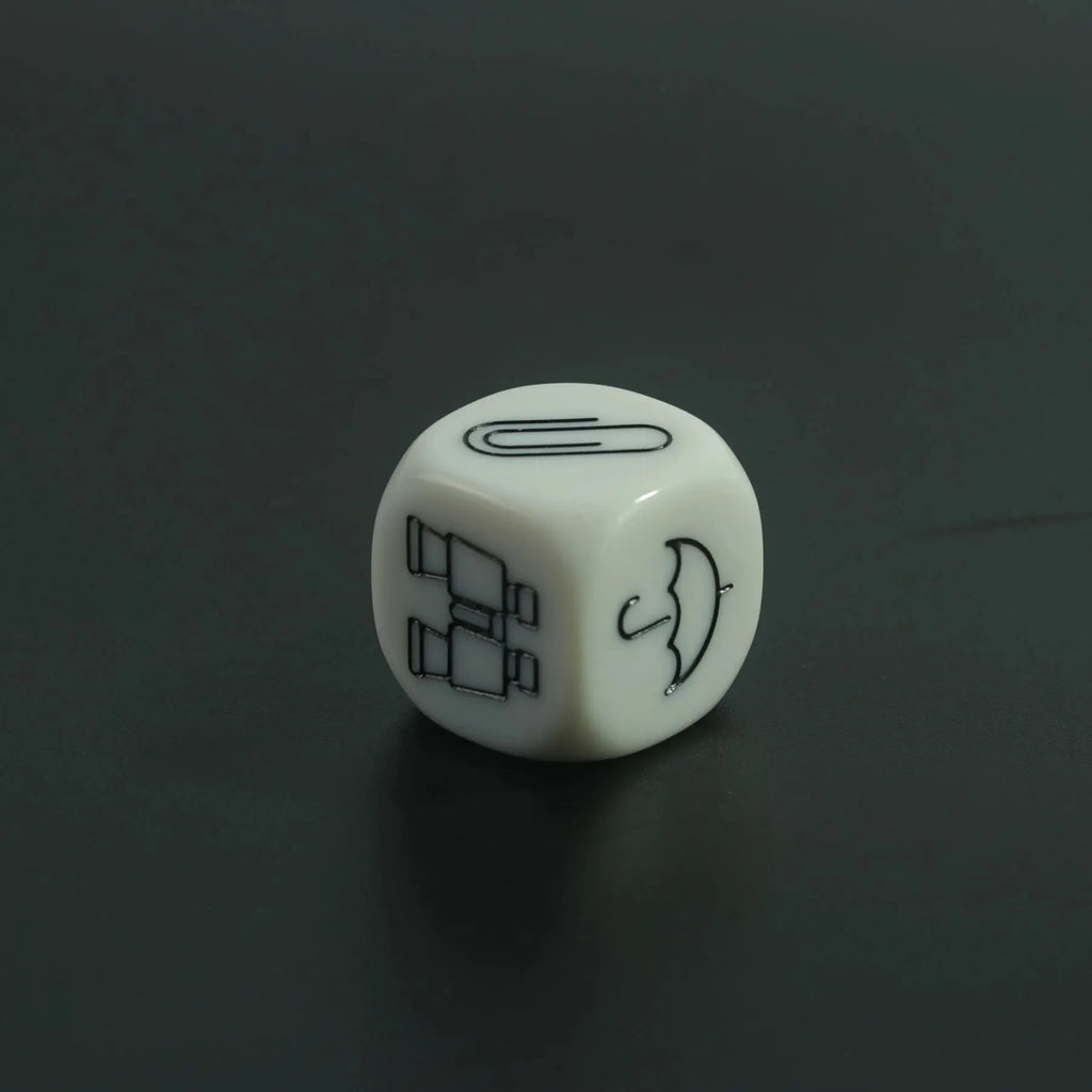 D6 Dice Set Telling Story Cube High Quality Acrylic 6 Sided Dice Funny Engraved Patterns For Games