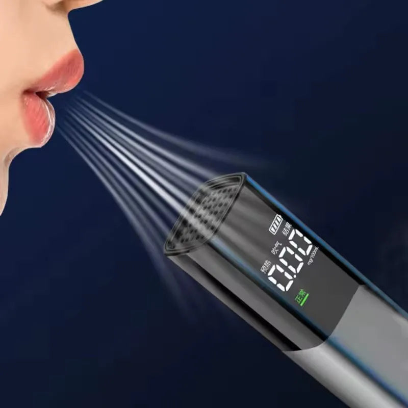 Portable High Precision Alcohol Tester Breathalyzer Smart Self-test Drinking Detection Device Emergency Rescue Kit