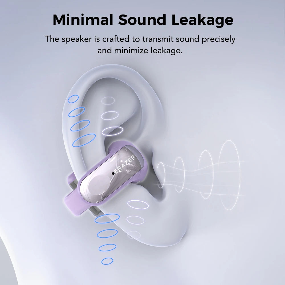 Translator ERAZER XF28 Bluetooth V6.0 Open-ear True Wireless EarbudsTranslation Earphones Office Travel,ASMR Headset APP