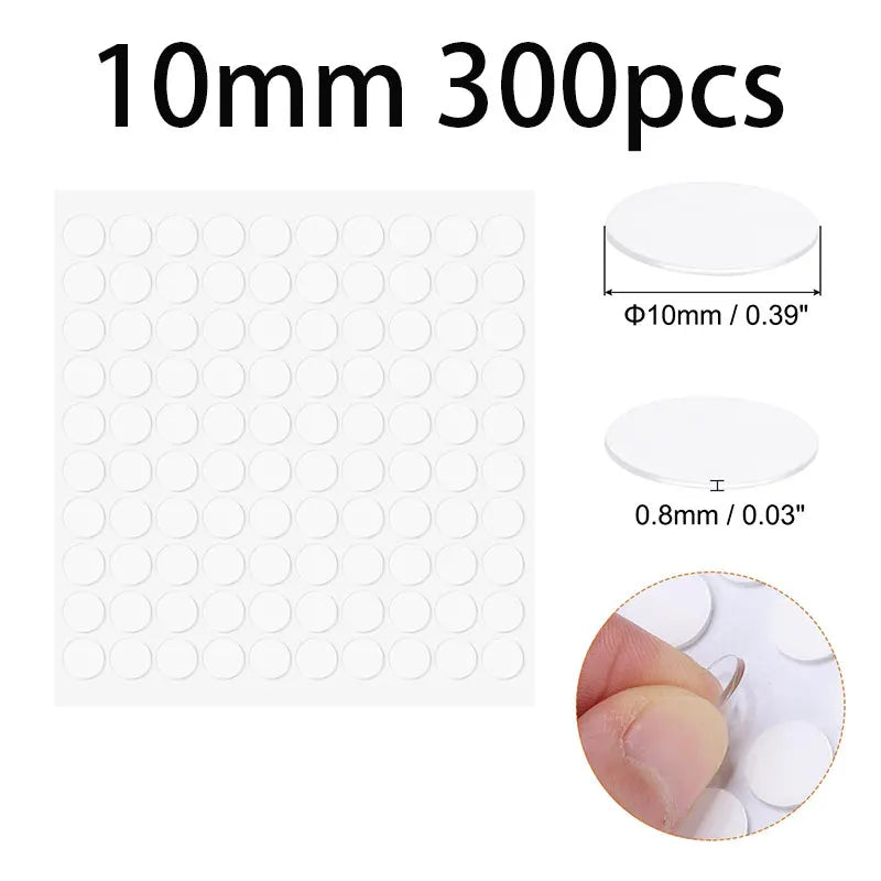10-30MM Clear Sticky Tack Adhesive Poster Double Sided Sticky Dots Tape No Traces Adhesive Sticke for Festival Decoration
