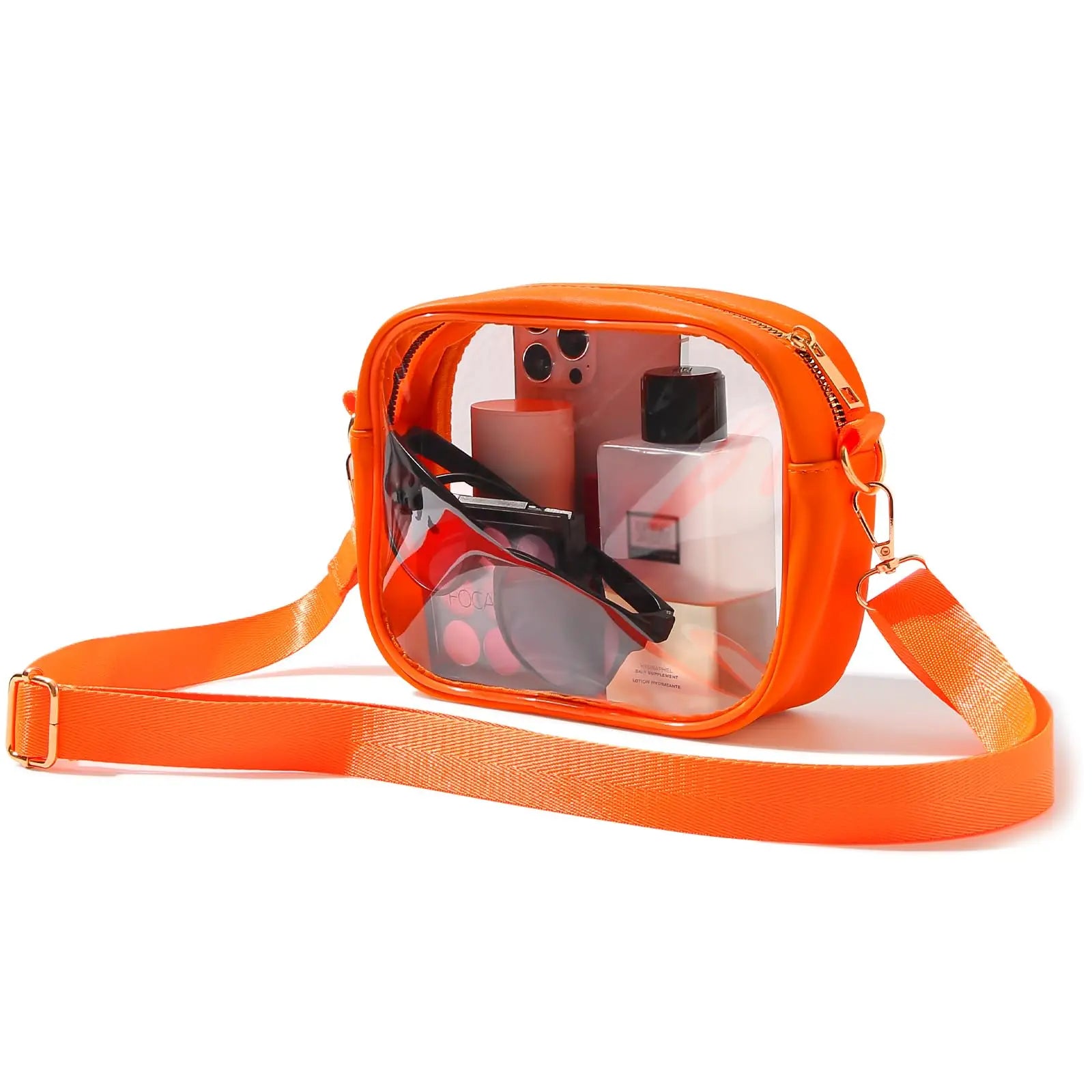 Clear Bag Stadium Approved, Crossbody Transparent Bag for Concerts Sports Events, Purses for Men & Women