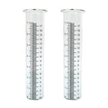 Professional Rain Gauge Precise Measurement Tool for Garden Lawn Backyard Weather Station Plastic Rainfall Meter Durable