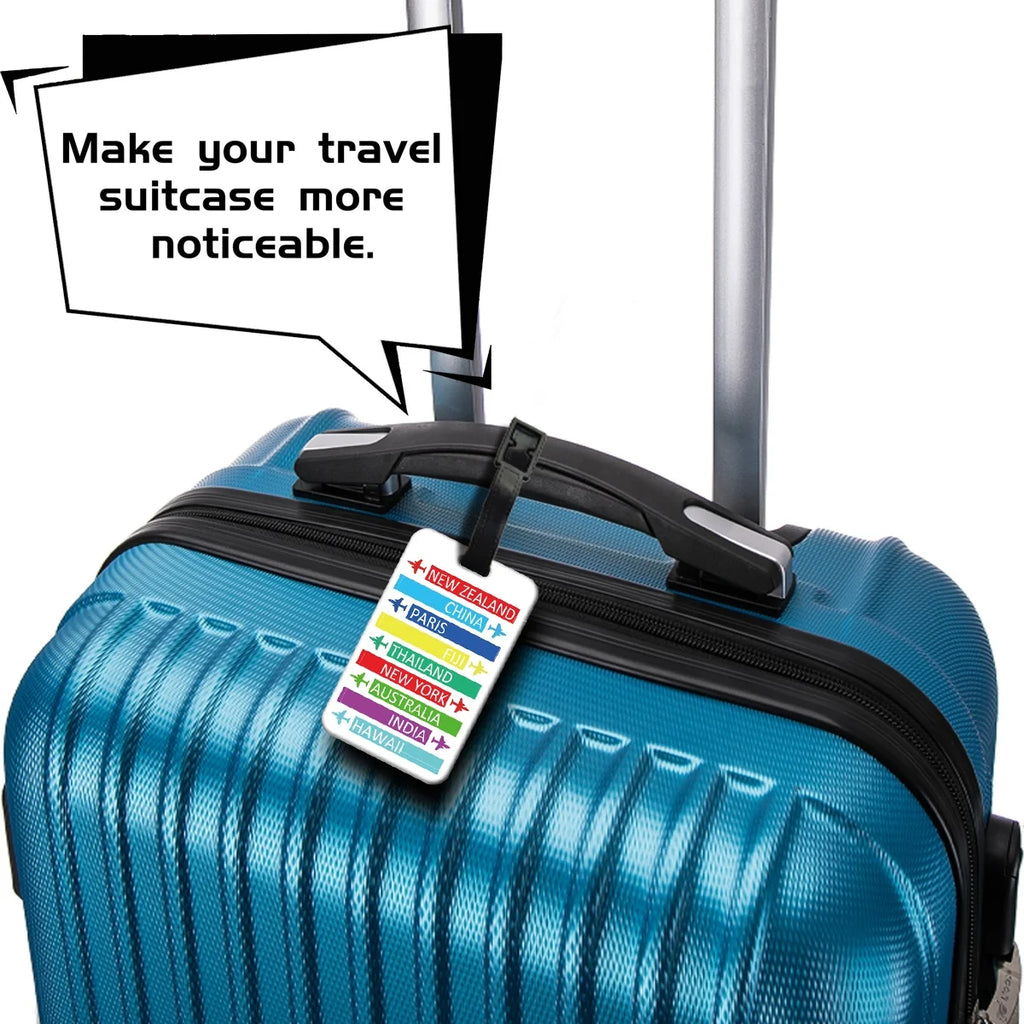 Creative Signage Luggage Tag Travel Accessories Tag Men Suitcase ID Addres Holder Baggage Boarding Tag Portable Label