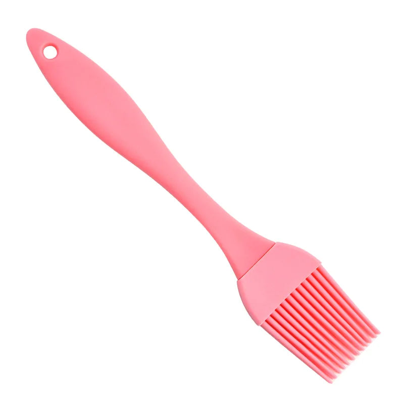 【Silicone Oil Brush Barbecue Basting Brush Seasoning Sauce Cake Bread Butter Egg Heat Resistant Kitchen Baking Cooking Tool】