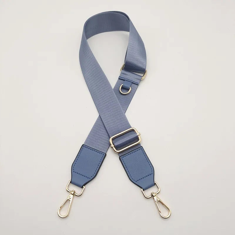 New Solid Color Nylon Bag Accessories D-type Buckle Hanging Small Bag Style Crossbody Strap Adjustable Backpack Shoulder Strap