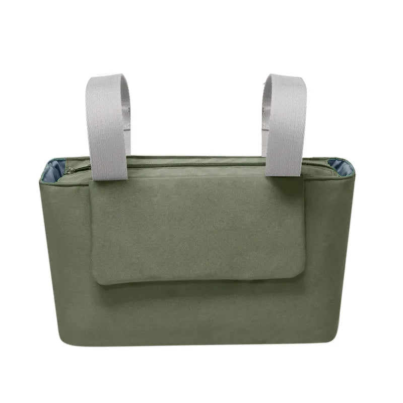 Large Capacity Baby Stroller Bag Hanging With Multiple Pockets Stroller Storage Hanging Bag Oxford cloth Magnetic Button