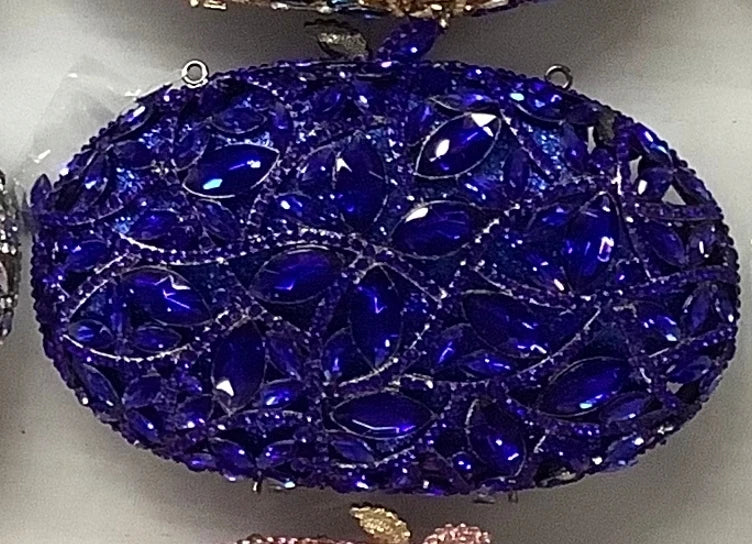 Designer Colorful Crystal Wallet Luxury Rhinestone Party Evening Clutch Bag for Women