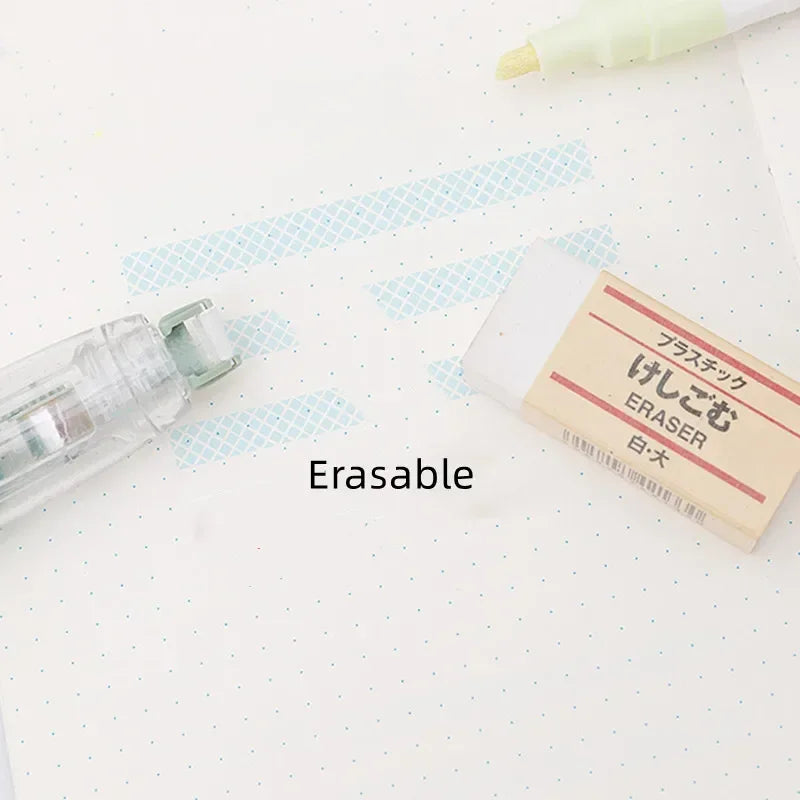 Scrapbook Glue Correction Tape Style Glue Portable Eraserable Glue Paste Non-sticky Memo Pad Studnet School Stationery Supplies