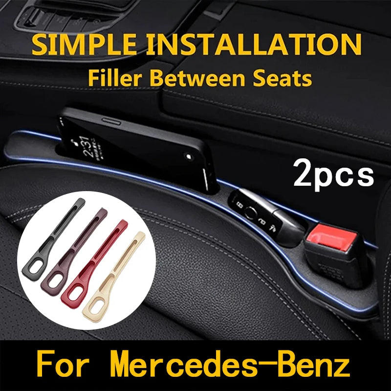 2Pcs For Mercedes-Benz V177 W247 W176 W177 W207 W203 W204 GLA GLC X253 GLK Class Car Seat Gap Leak Proof Strip Accessories