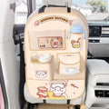 Car Back Seat Organizer Anti-kick Pad Rear Safety Seat Anti-wear Pad Car Anti-dirty Pad Universal Car Backrest Storage Bag