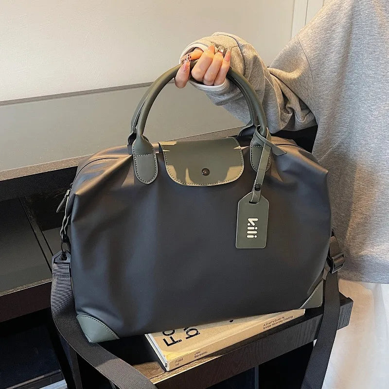 Large Travel Duffel Bag Dry Wet Separation Gym Yoga Weekender Overnight Carry On Luggage with Shoe Compartment Shoulder Handbag