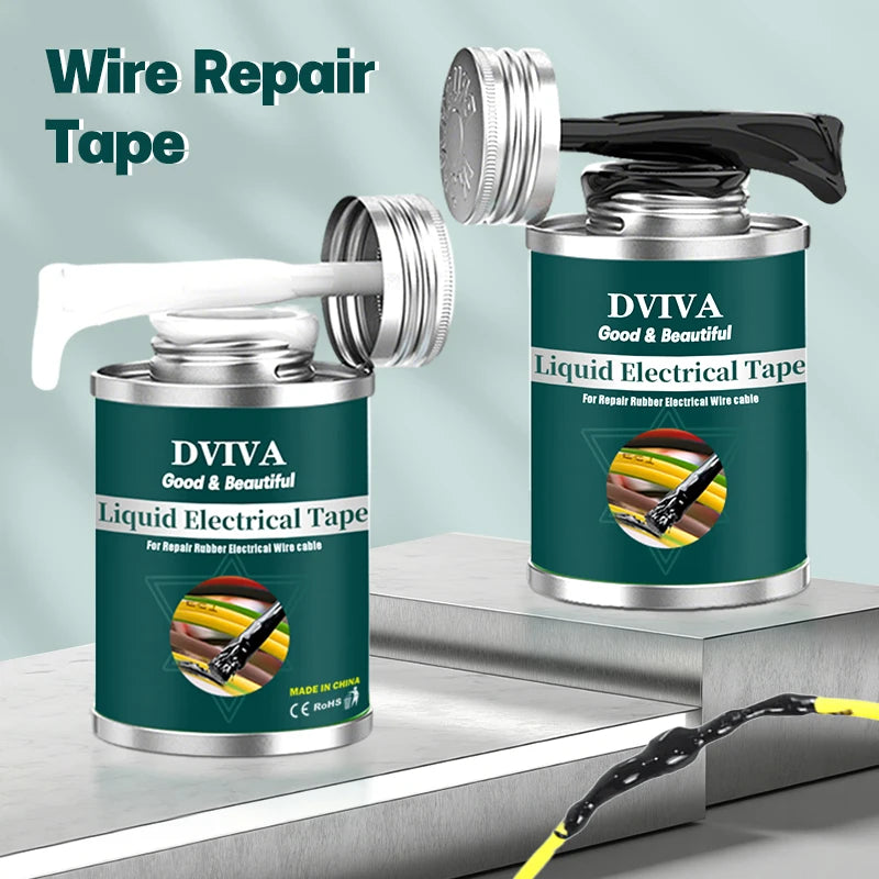 Strong Liquid Electrical Tape Repair Rubber Electrical Wire Cable Coat High Temperature Resistant Glue Home Insulation Adhesives