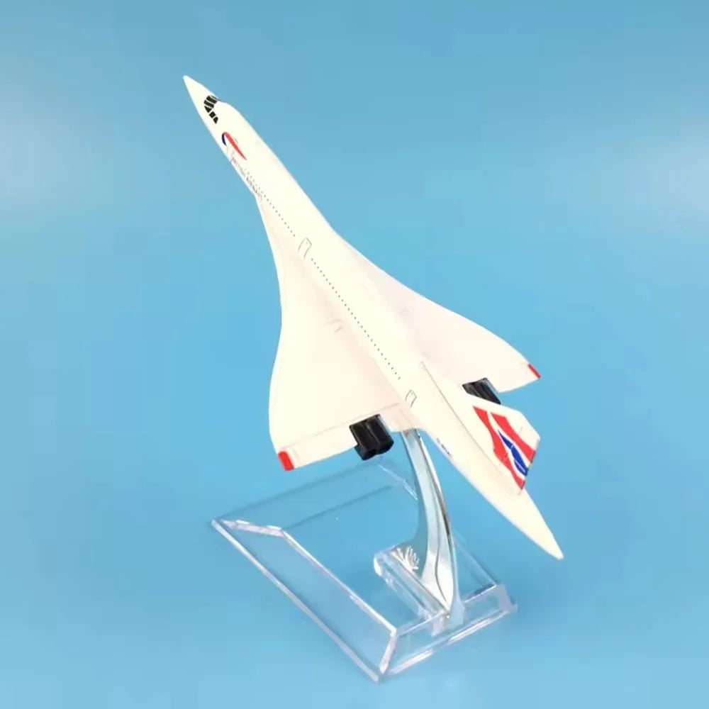 1:400 Scale 16cm Concorde British Airways Model Airliner Alloy Diecast Aviation Plane Model Toys Collection Home Decor Miniature